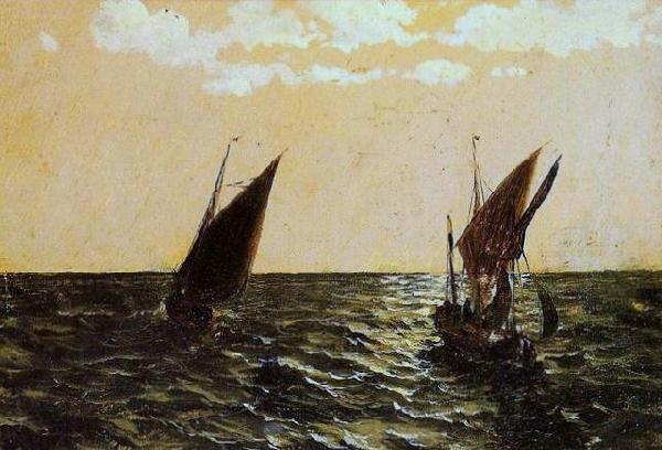Eduardo de Martino Seascape oil painting image